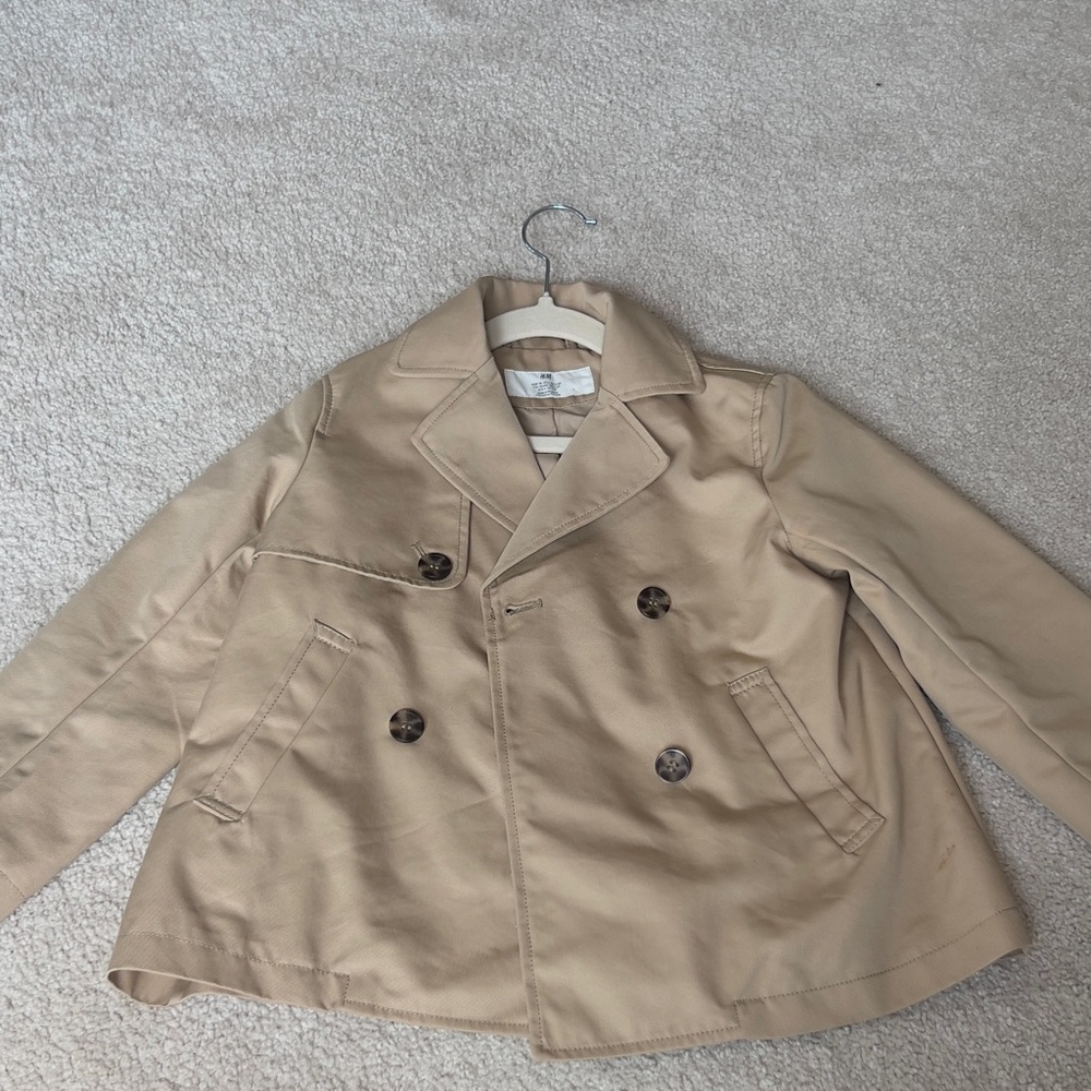 Kids Tan Peacoat